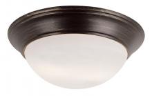 Trans Globe 57704 ROB - 2LT FLUSH-MED-QRTR TURN-WHITE